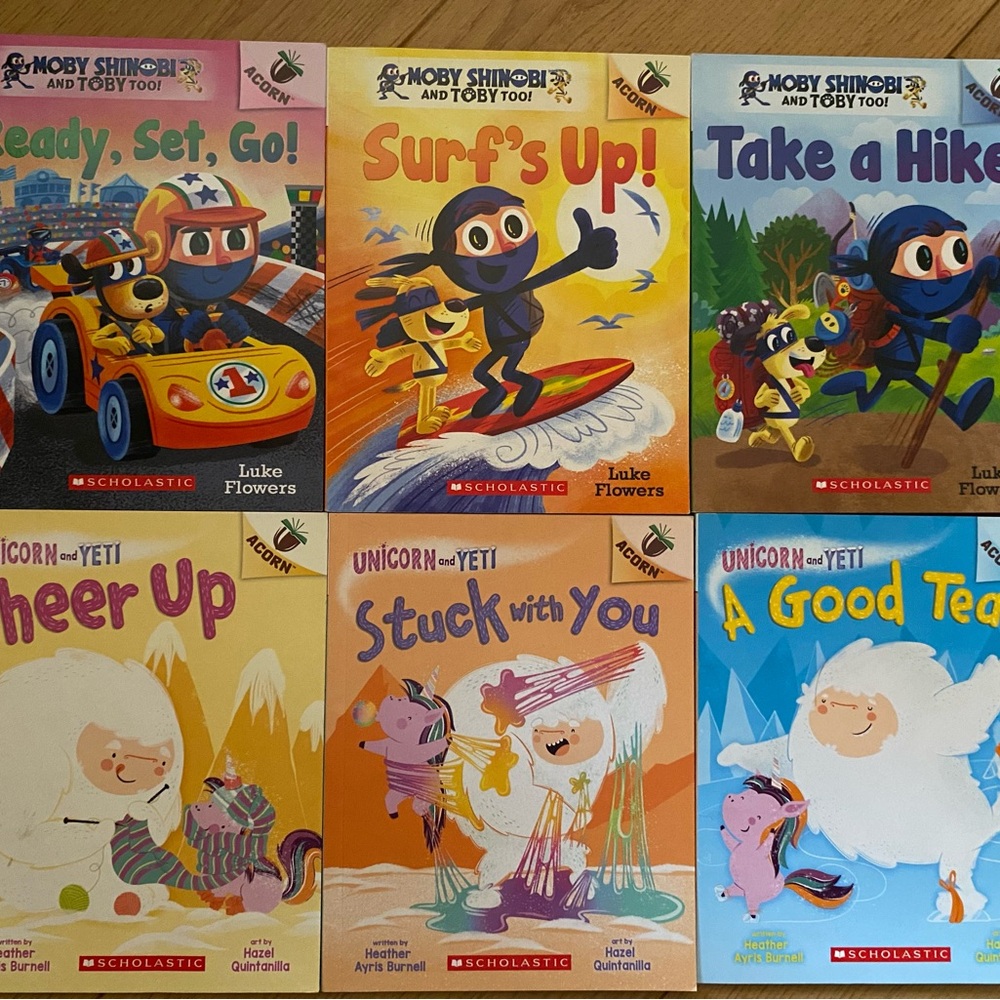 Scholastic Moby Shinobi and Unicorn and Yeti Book Collection